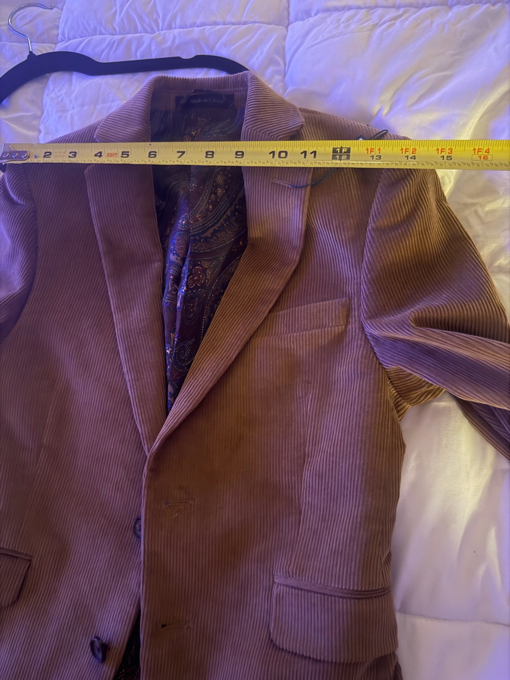 Boys Lauren Ralph Lauren Corduroy Blazer in Caramel Brown - Picture 9 of 11